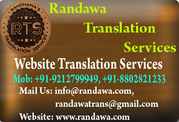 Randawa provides Best Website Translation Services 09212799949