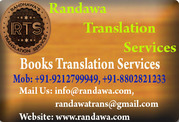 Randawa provide High Quality Books Translation Service 09212799949
