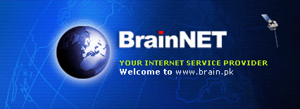 Brain NET is pioneer in Internet Service (SM8445)