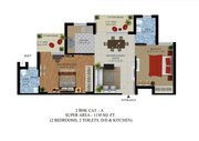 2 Bedroom with 2 balconies and hall + Kitchan in Dera Bassi,  near Chd