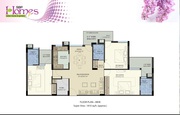 3 BHK flats 1812 sq ft in sector 126 Mohali,  near Chandigarh