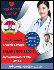 CROATIA VISA job for registered nurse 