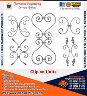 Wrought Iron Hardware,  Gate Grill Parts,  Railing & Fencing Components 
